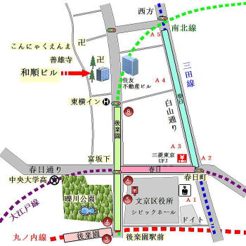 和順ビルへのマップ